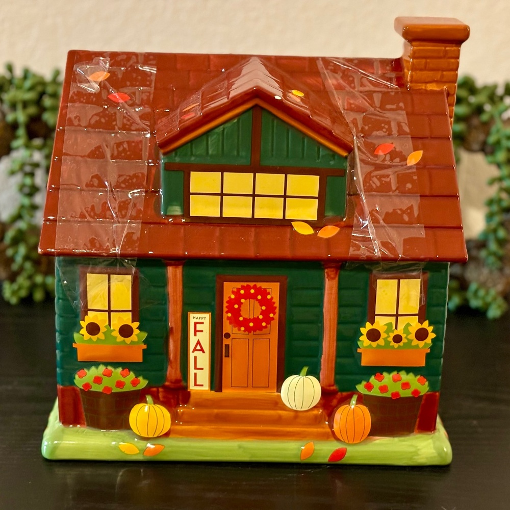 Fall Collectors Cookie Jar